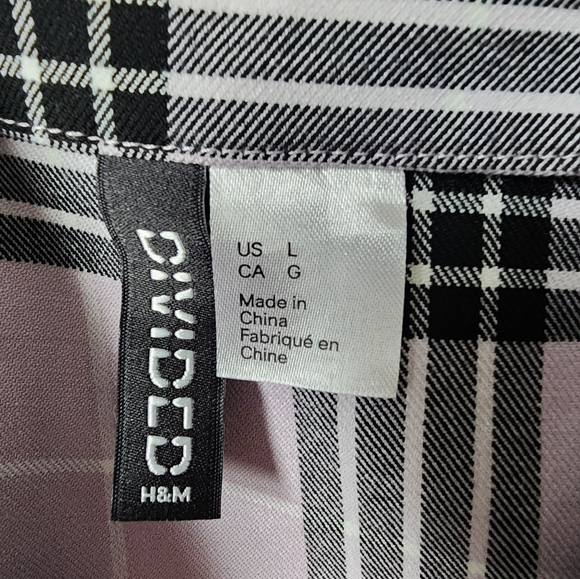 Women's Summer Picnic Divided H&M Mini Dress Size Large - Picture 2 of 3